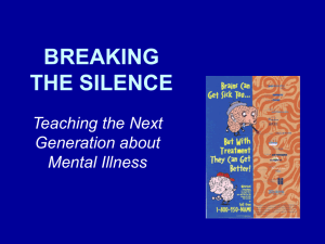 breaking the silence