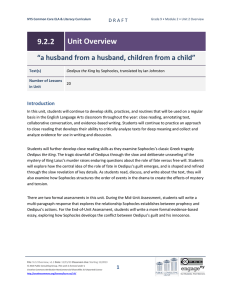 Grade 9 ELA Module 2, Unit 2 Overview