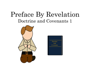 Doctrine and Covenants 1