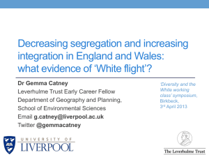 How to measure ethnic group diversity and *segregation'