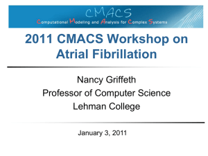 2010 CMACS Workshop on Modeling Biological