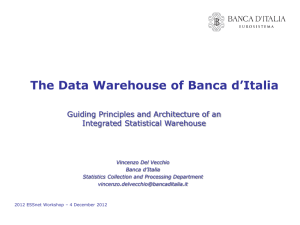 5-Data Warehouse of Banca d'Italia