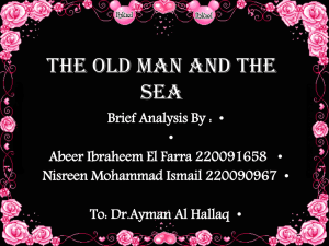 The Old Man And The Sea Abeer El Farra and Nisreen Ismail