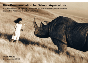 Risk Communication for Salmon Aquaculture