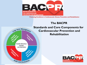 BACPR Standards and Core Components Presentation Slides