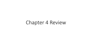 Chapter 4 Review - Campbell County Schools