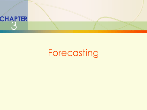 Forecasting