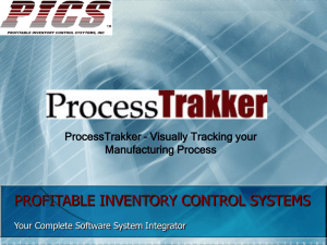 Profitable Inventory Control Systems (PICS)