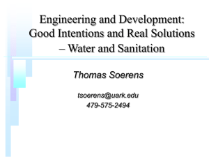 Engineering and Development - Water and