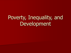 LS8: Poverty, Inequality, and Development