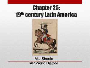 Chapter 25 - Ms. Sheets' AP World History Class