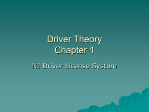 Driver Theory Ppt