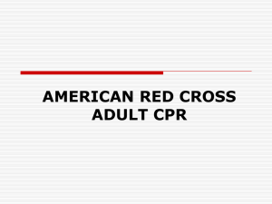 AMERICAN RED CROSS ADULT CPR