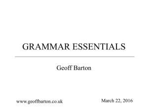 ITTGrammar - Geoff Barton