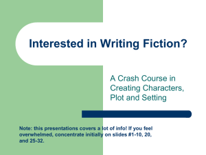 Crash Course in Fiction