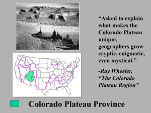 Ray Wheeler, “The Colorado Plateau Region”