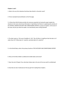 brave new world essay questions and answers