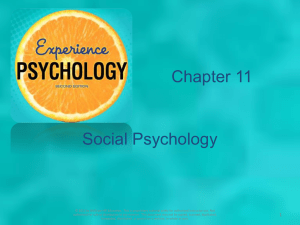 Psy 101 Chapter 11 - Donna Vandergrift, Psychology Professor