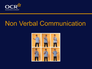 Non-verbal communication - HS