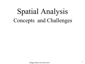 Spatial Analysis - The University of Texas at Dallas