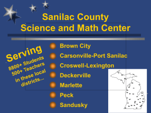 Sanilac County Science and Math Center
