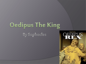 Oedipus Review by Ally Clonts