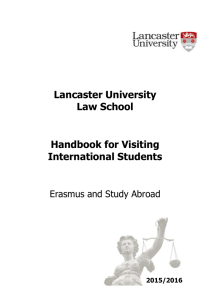 The Law School - Lancaster University
