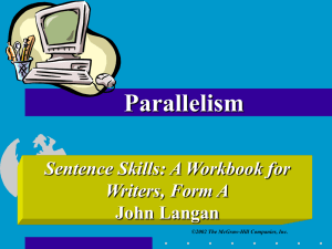 Parallelism - McGraw Hill Higher Education