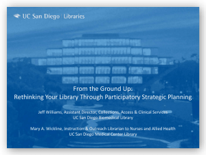 From the Ground Up: Rethinking Your Library Through