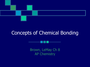 Lewis Structures and Ionic and Metallic Bonding