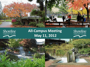 All-campus meeting slides - Shoreline Community College