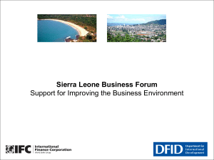 Sierra Leone Business Forum (SLBF)