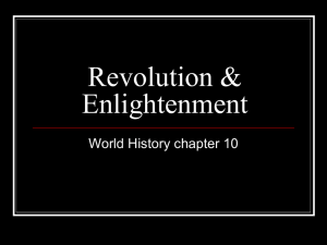 Revolution & Enlightenment