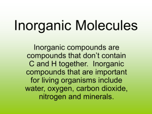 Inorganic Molecules