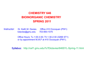 Biologically Important Inorganic Elements Occurrence and