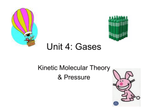 Unit 4: Gases