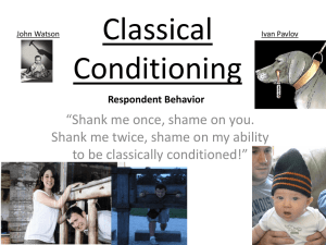 Classical Conditioning