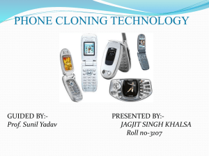 phone cloning