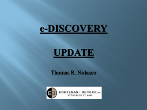 Nolasco: e-Discovery