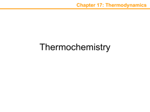 Chapter 17: Thermodynamics