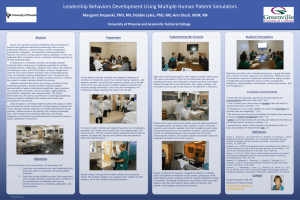 Leadership Behaviors Development using Multiple Human Patient