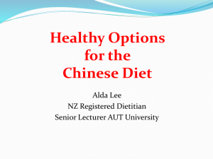 Healthy Options For Chinese Diet