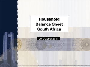 Household Balance Sheet South Africa