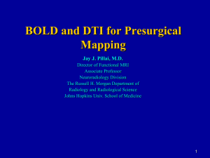 What is the purpose of presurgical mapping?