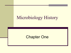 Microbiology History