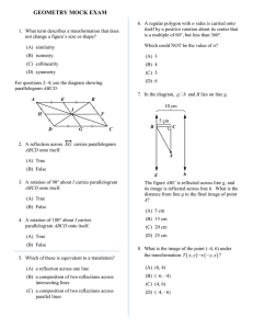 geometry mock exam
