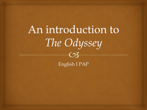 An introduction to The Odyssey