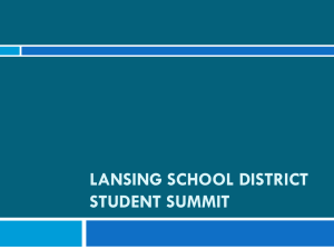 Lansing School District Student Summit