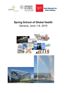 Spring School of Global Health