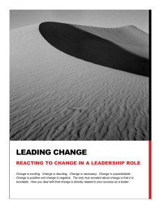 Leading Change - Sites at Penn State